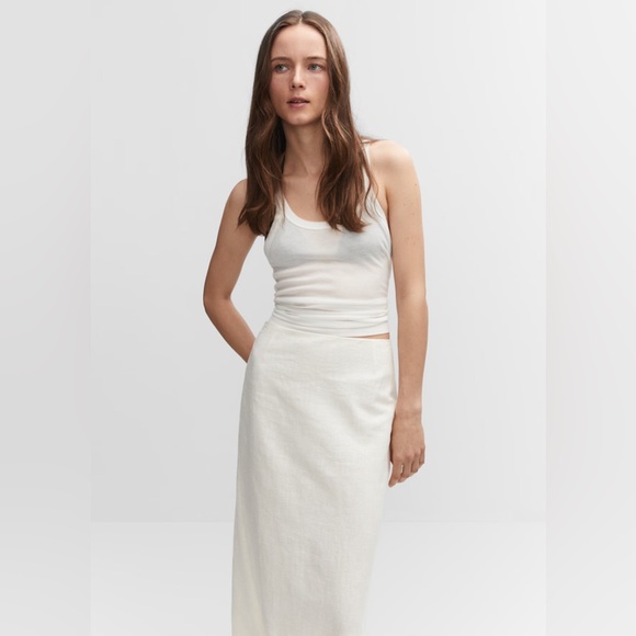 NWT- Mango Slit Long Skirt - Picture 3 of 10